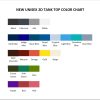 tank top color chart - Regular Show Merch